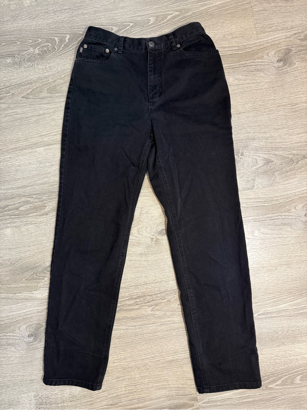 Ralph Lauren Straight Leg Jeans - high waisted black